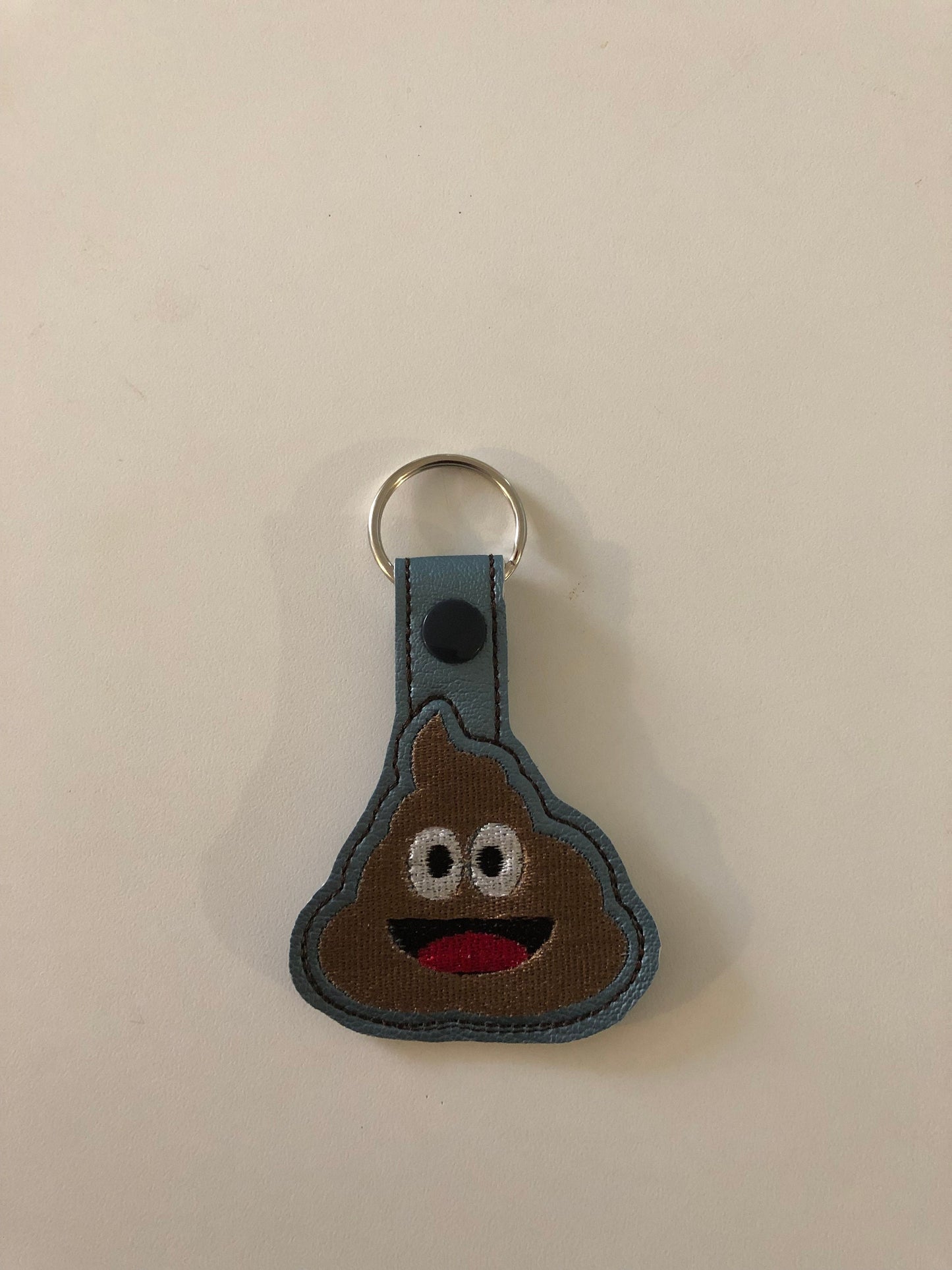 Emojipoo Snap Tab Embroidery Files,Emoji Snap Tabs,Emoji Key Fobs,Emoji Embroidery Designs,Key Fob Designs,In the hoop Embroidery Designs