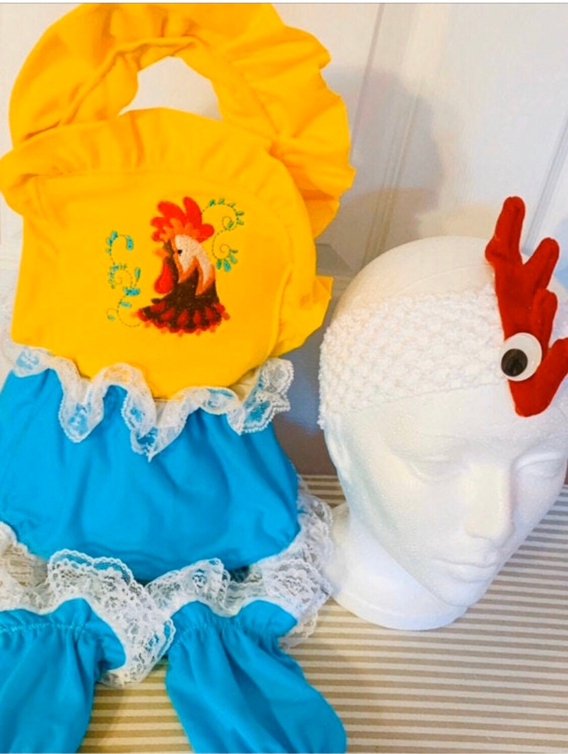 Embroidery Design of Rooster 1