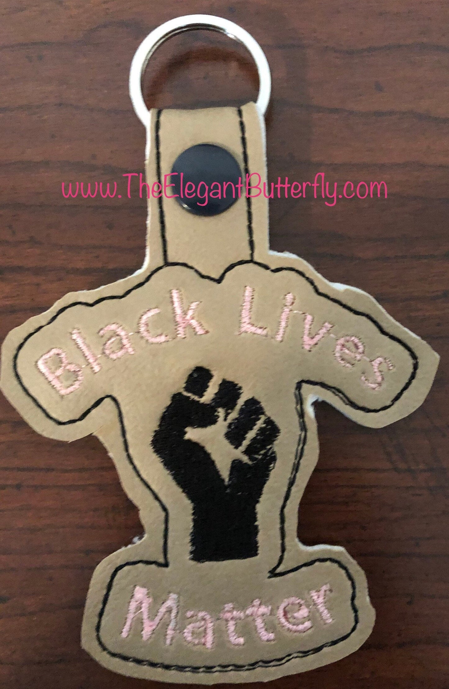 In the Hoop Snaptab Black Lives Matter Embroidery File