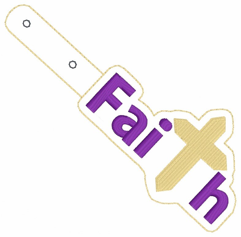 Spiritual Snap Tab Embroidery Designs - Faith-Inspired Digital Files for Crafting and Personalization