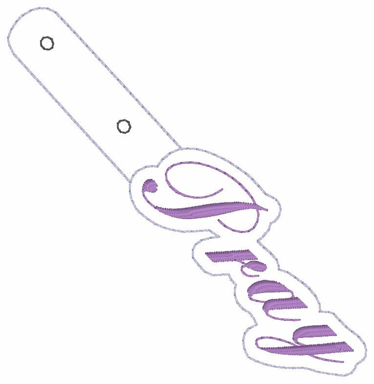Pray Snap Tab Embroidery File