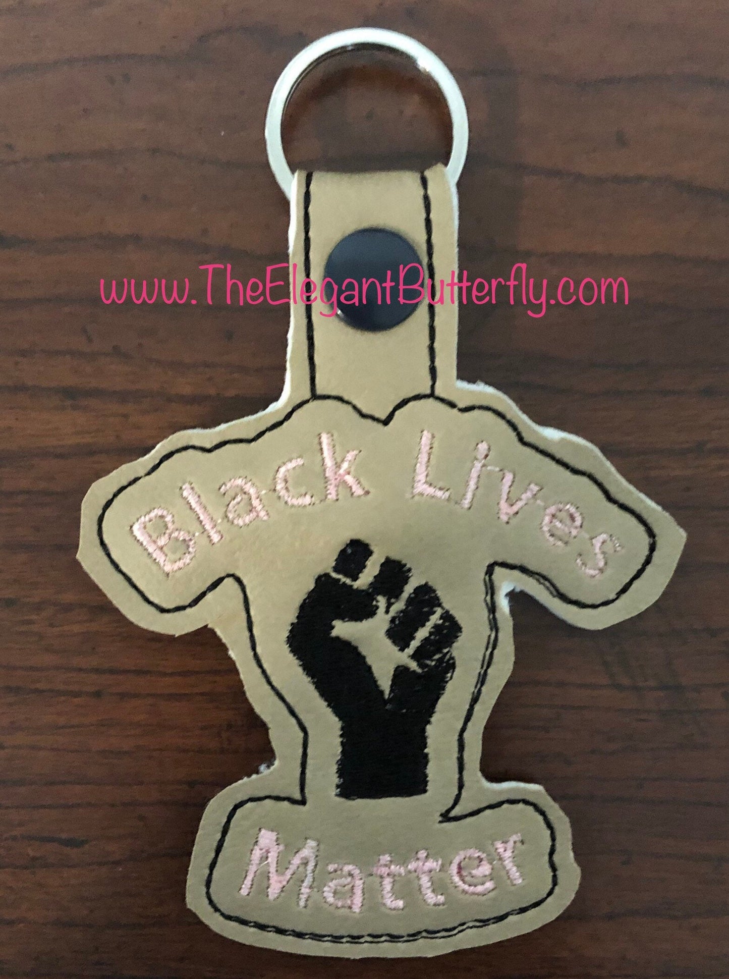 In the Hoop Snaptab Black Lives Matter Embroidery File