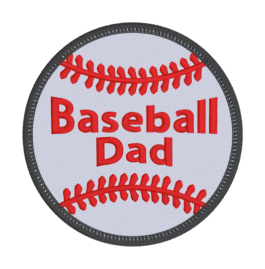 Baseball Dad Patch
