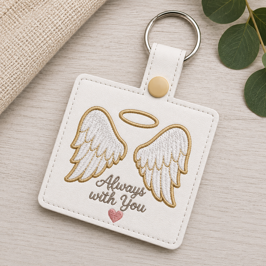 Blank Square Snap Tab – Ready for Your Own Embroidery Design