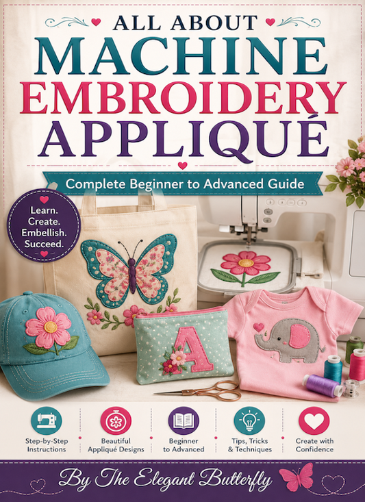 All About Machine Embroidery Applique
