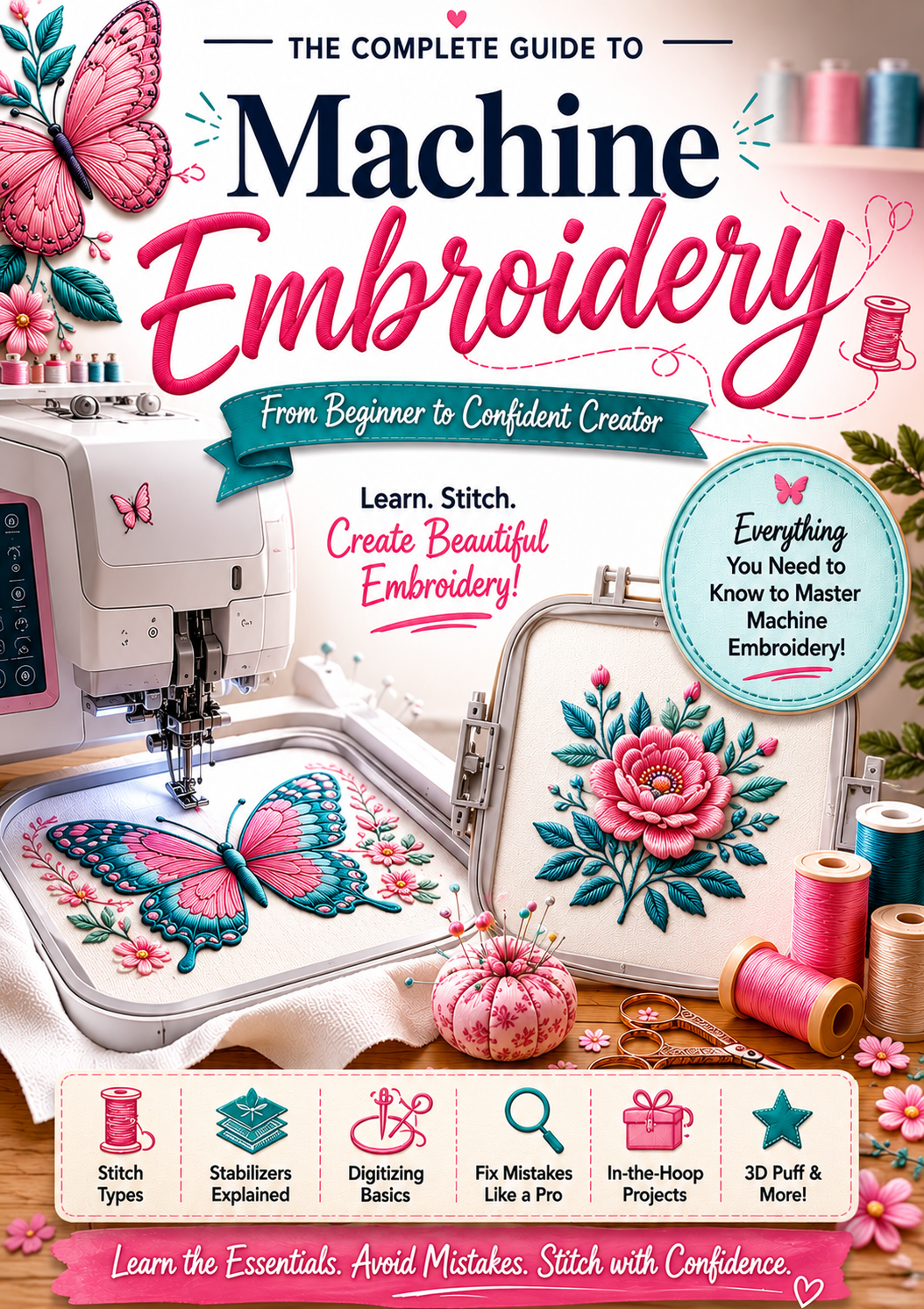 The Complete Beginner’s Guide to Machine Embroidery