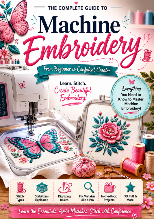 The Complete Guide to Machine Embroidery