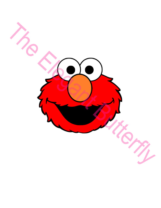 Cute Red Monster Face SVG – Fun Cartoon Character Cut File for Cricut & Silhouette