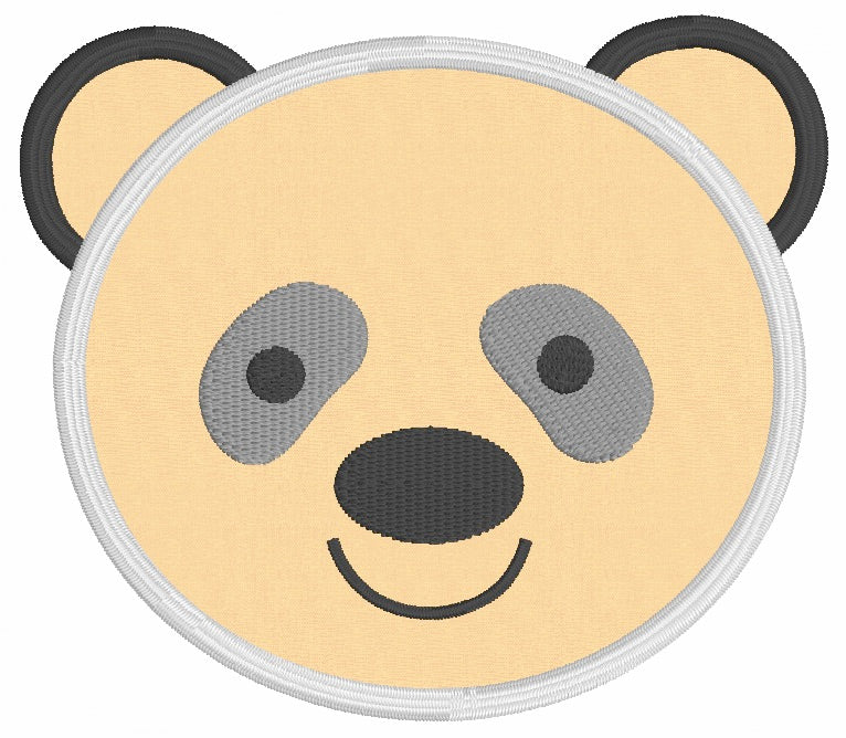 Adorable Animal Face Appliqué Embroidery Bundle