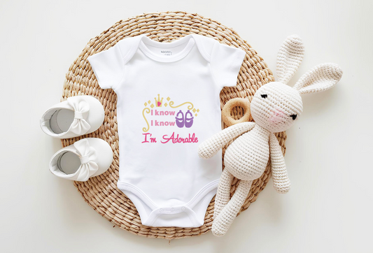 Christian Baby Girl Onesie – “Loved” John 3:16 Bible Verse – Faith-Based Newborn Outfit – Red Bow Baby Bodysuit – Religious Baby Gift