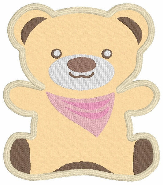 Embroidery Design of Teddy Bear Applique